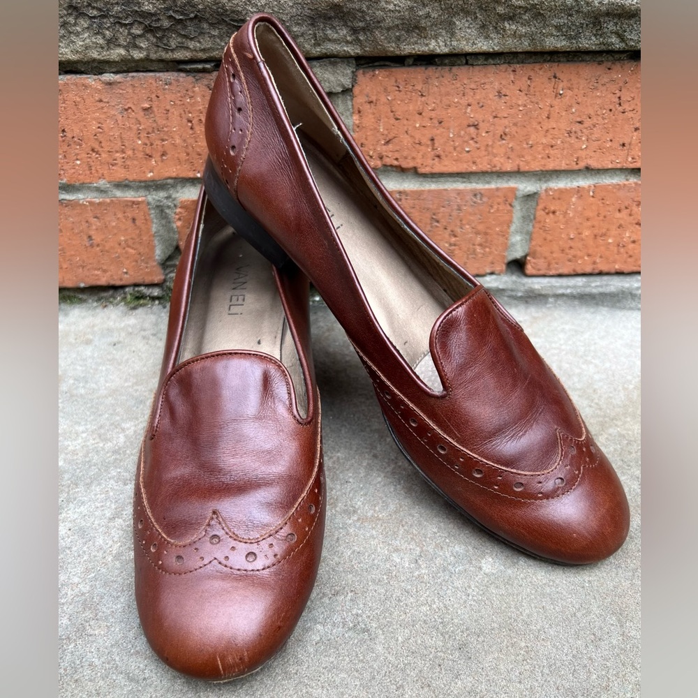 VanEli Leather Loafers Sz 8.5